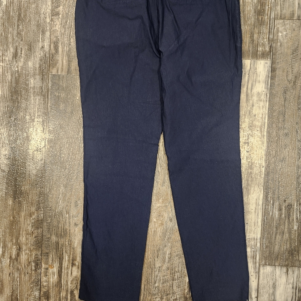 Charter Club Port Shop Classic Fit Navy Pants Size 14 Business Casual Stretch - Picture 5 of 8
